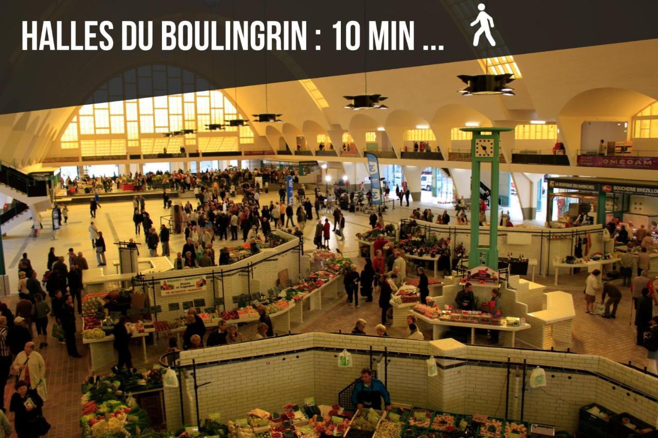 Explorereims - Studio Intergalactique Chic Proche Gare/Centre מראה חיצוני תמונה